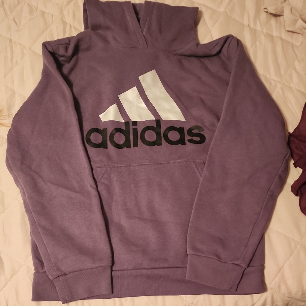Adidas Lavender Hoodie with Logo